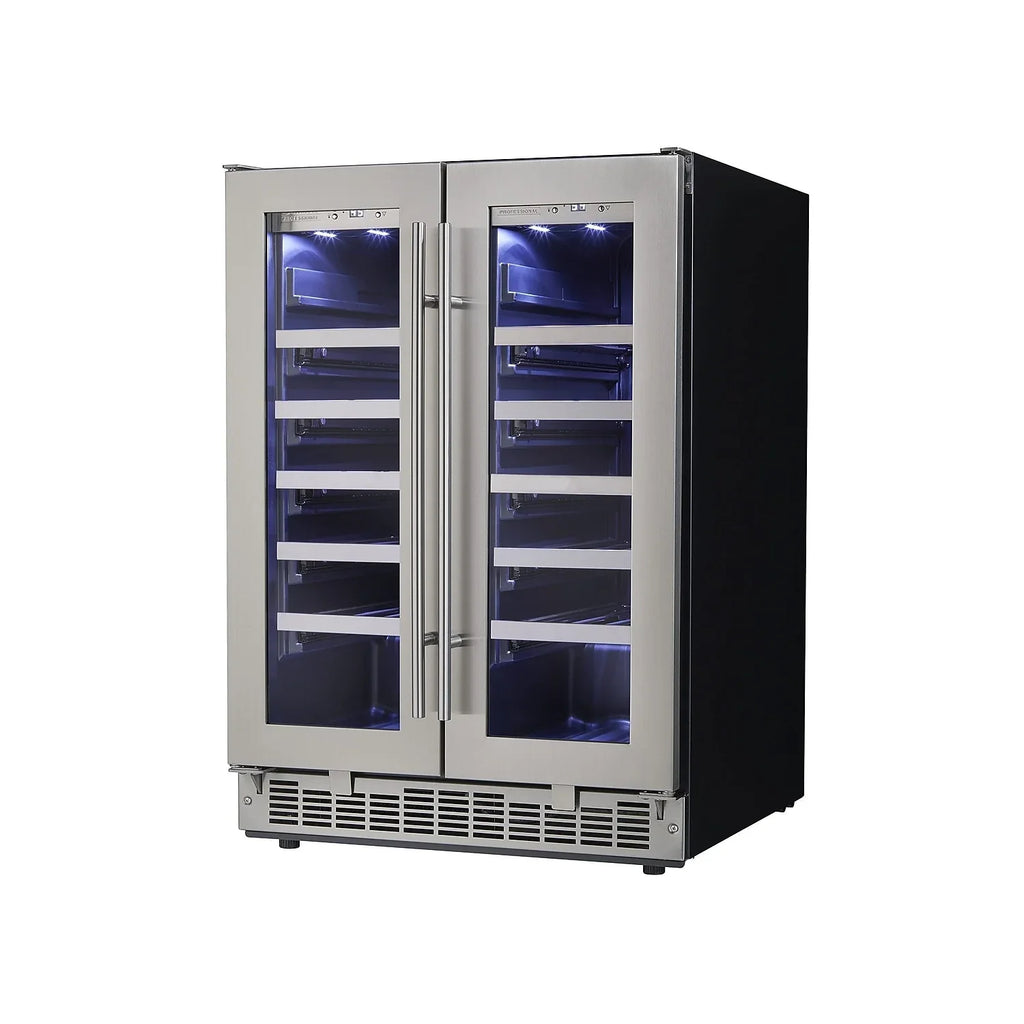 Danby DWC047D1BSSPR Napa 24\" French Door Dual-Zone Wine Cooler
