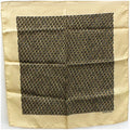 Pre-Owned Hermes Scarf Muffler Carre 45 Gaurosh Beige HERMES Women's (Good)