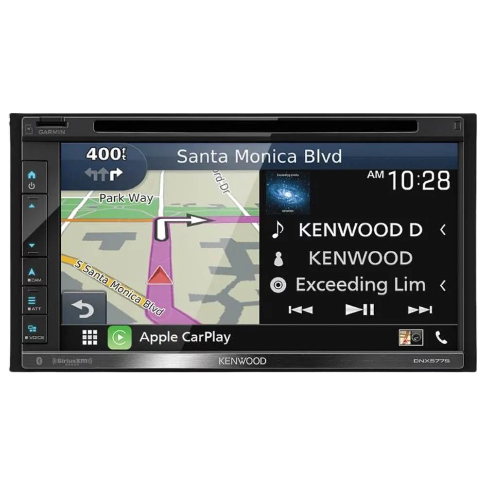New Kenwood DNX577S 6.8" Navigation DVD Receiver & DRV-N520 Full HD Dashboard Camera