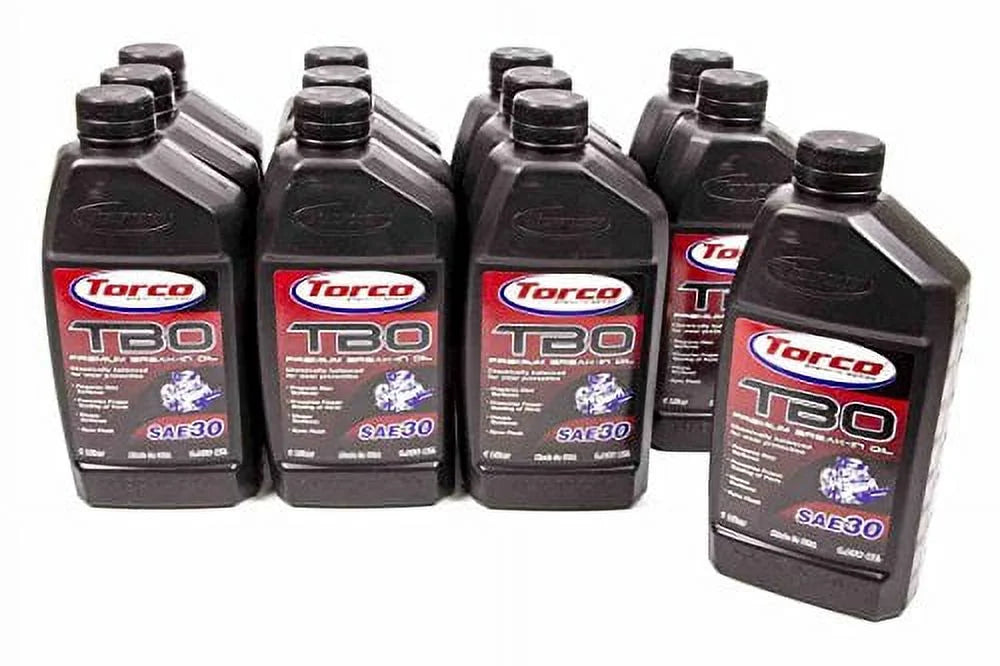 Torco 1 Litre TBO ZDDP 30W Conventional Break-In Motor Oil - Set of 12
