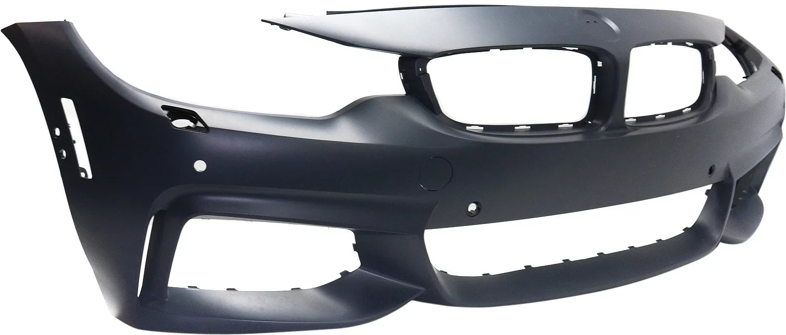 Front BUMPER COVER Compatible For 4-SERIES 2014-2018 Primed with M Sport Line with HLW PDC Sensor Holes/IPAS/Cam Conv/Coupe/HB - CAPA