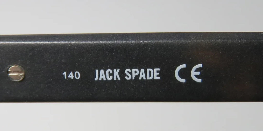NEW JACK SPADE JONATHAN MENS/WOMENS DESIGNER FULL-RIM MATTE TORTOISE CLASSIC DESIGN COLLECTIBLE UNISEX FRAME DEMO LENSES 53-18-140 EYEGLASSES/EYEWEAR