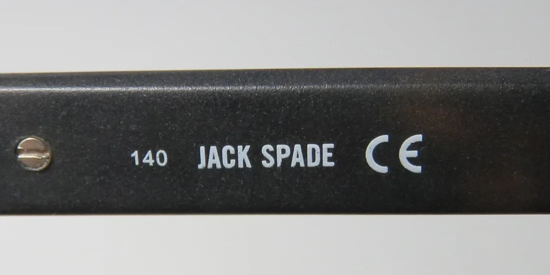 NEW JACK SPADE JONATHAN MENS/WOMENS DESIGNER FULL-RIM MATTE TORTOISE CLASSIC DESIGN COLLECTIBLE UNISEX FRAME DEMO LENSES 53-18-140 EYEGLASSES/EYEWEAR