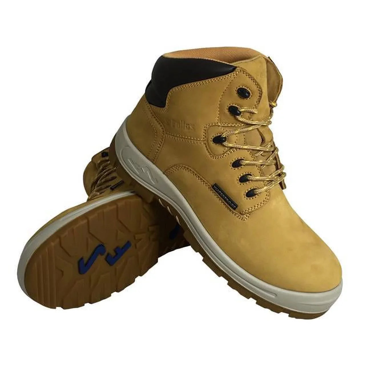 Men's Poseidon Comp Toe Waterproof 6 in. Hiker Work Boot Wheat - Size 10