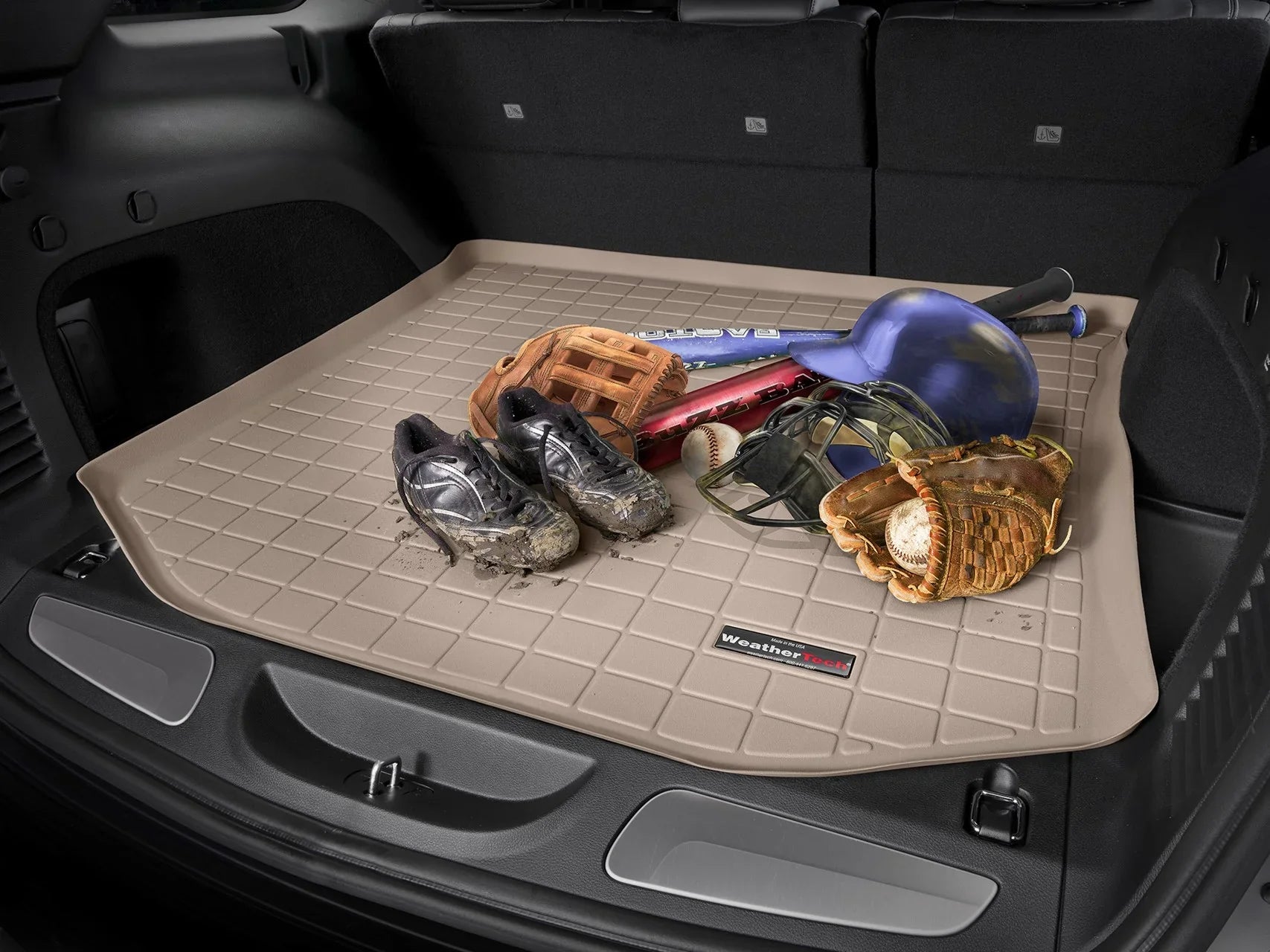 WeatherTech Cargo Trunk Liner compatible with 1998-2001 Nissan Altima - Trunk, Dark