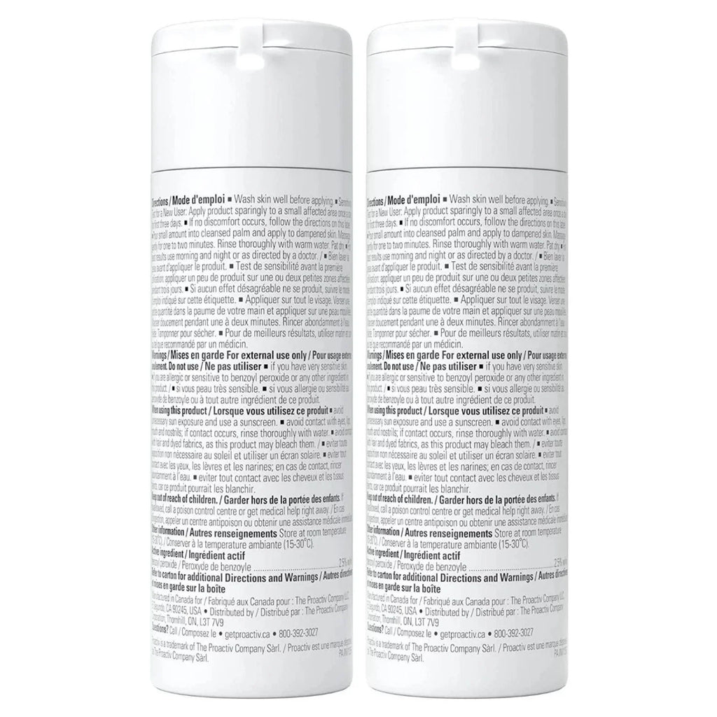 Proactiv Solution Renewing Cleanser Acne Medication Step 1 Cleanse Pack of 2, 4 oz Each