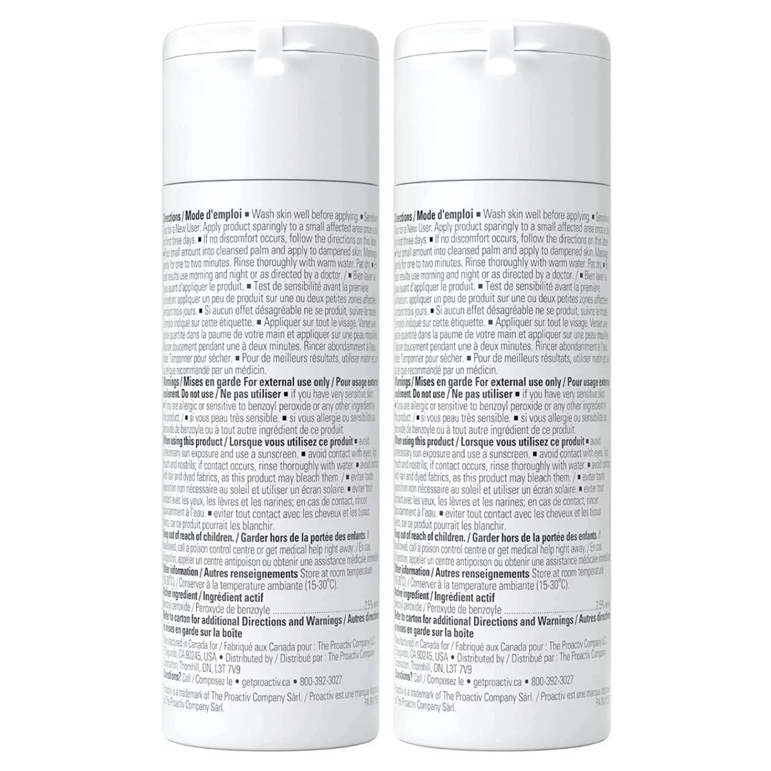 Proactiv Solution Renewing Cleanser Acne Medication Step 1 Cleanse Pack of 2, 4 oz Each