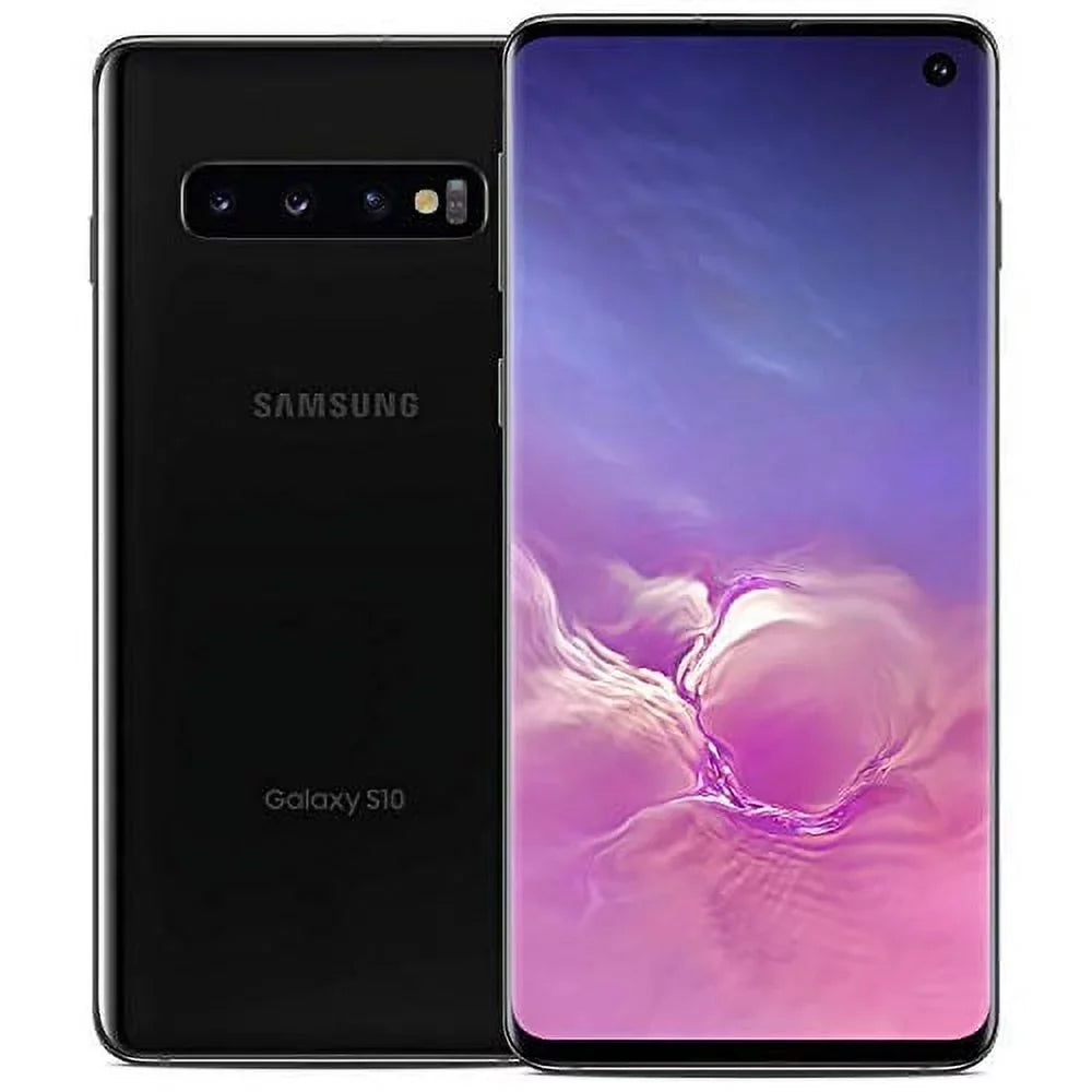 Restored Galaxy S10, 512GB, Prism Jet - Fully Unlocked (Refurbished)