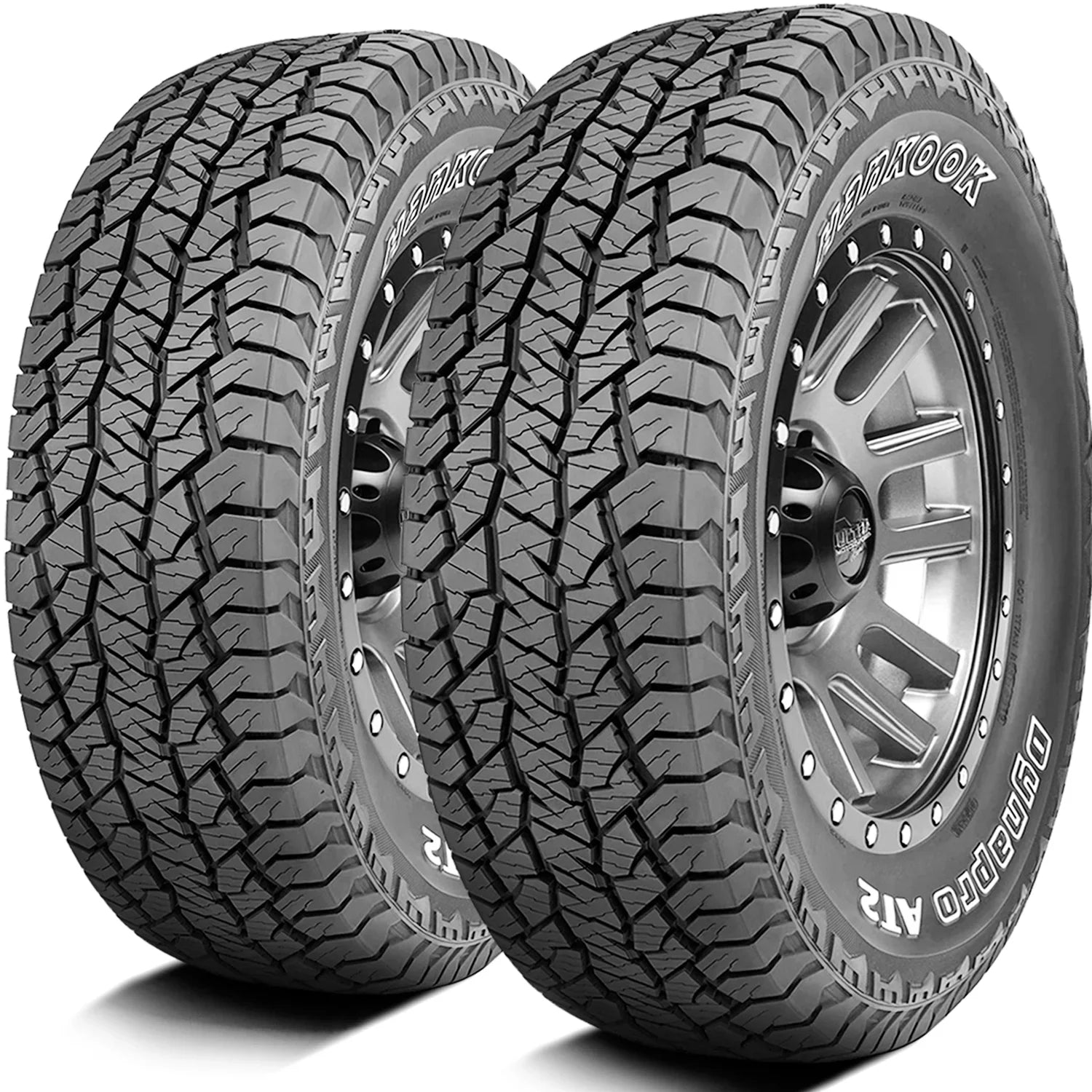 Set of 4 (FOUR) Hankook Dynapro AT2 LT 275/70R17 Load E 10 Ply A/T All Terrain Tires Fits: 2004 Dodge Ram 1500 ST, 2005 Dodge Ram 1500 Laramie