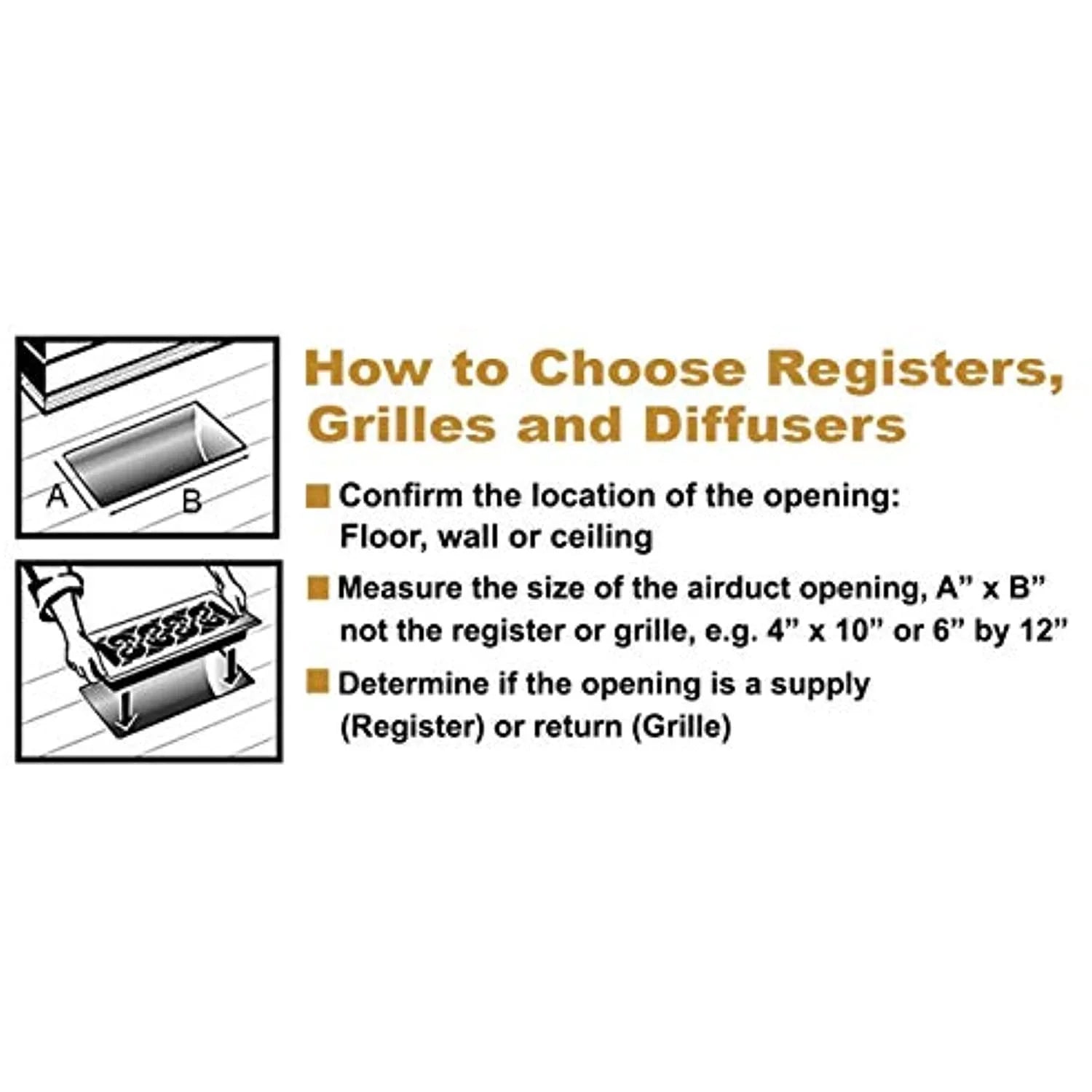 Decor Grates ADH212-NKL Floor Register, 2x12, Brushed Nickel