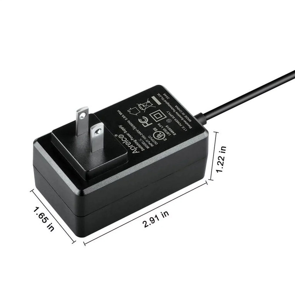 Aprelco UL Listed AC Adapter Compatible with Luminess BC-050CP BC050CP BC050CP-M BC050CPM BC-250 BC250 BC-200 BC200 BC-200M BC200M BC-200R BC200R Premium Air Cosmetic Heiress COMPLETE Airbrush Brush