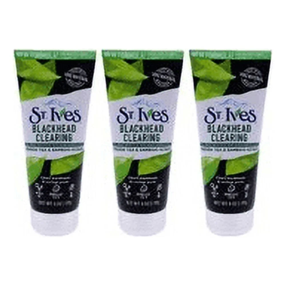 St. Ives Dark Clearing Scrub - Green Tea - Pack of 3 Scrub, 6 oz
