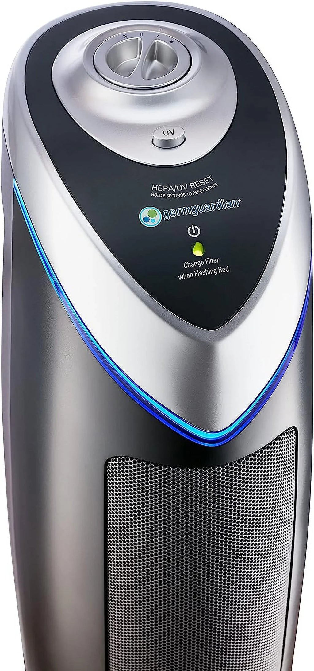 Open Box GERMGUARDIAN 4-in-1 True HEPA Air Purifier UV Sanitizer Odor Reduction 22" Tower