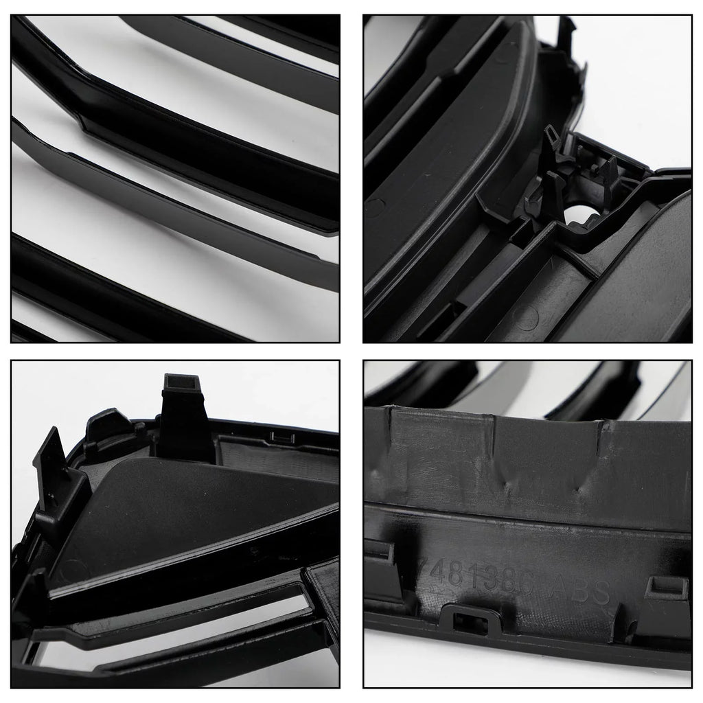 Front Bumper Grille Grill Fit for X6 G06 M50i 2020-2022 W/Camera Hole Jet