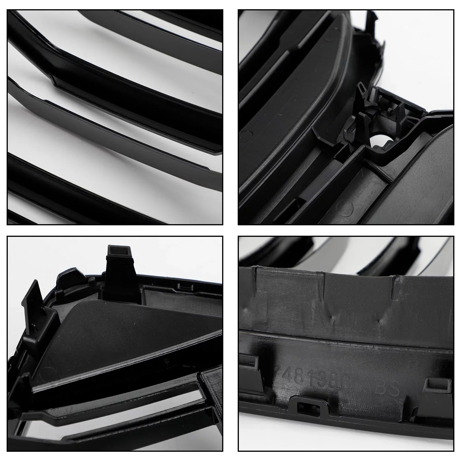 Front Bumper Grille Grill Fit for X6 G06 M50i 2020-2022 W/Camera Hole Jet