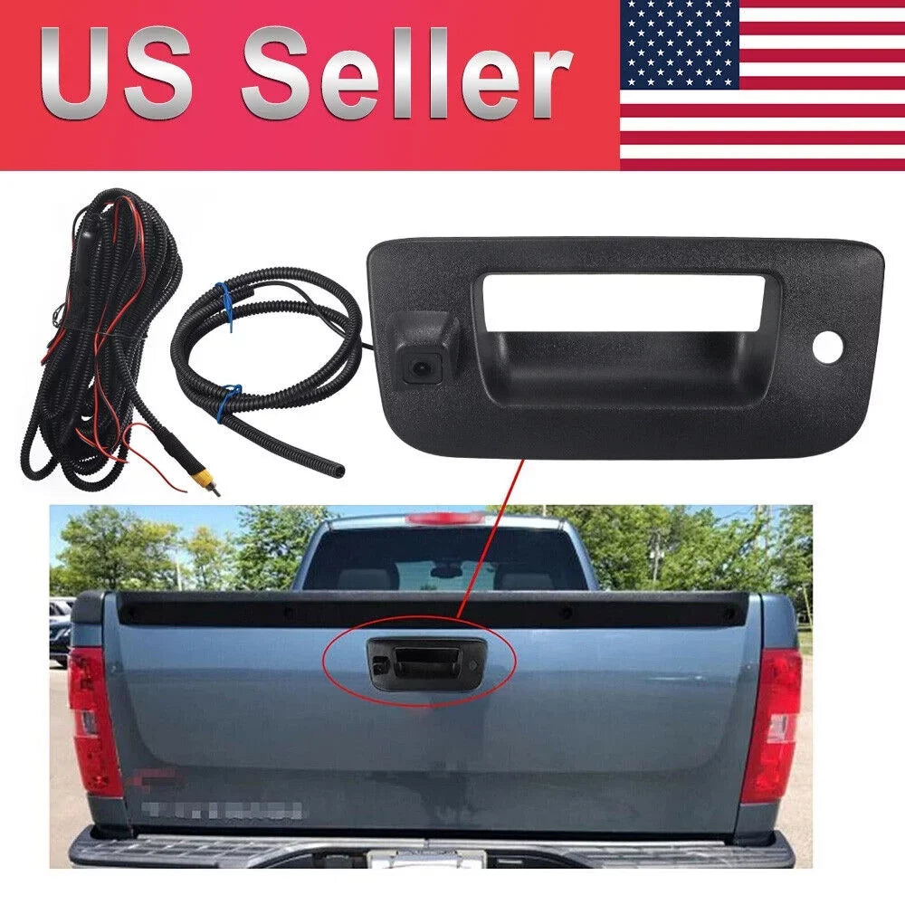 Paddsun For Chevy Silverado/GMC Sierra Rear View Backup Taiate Handle Camera 07-13