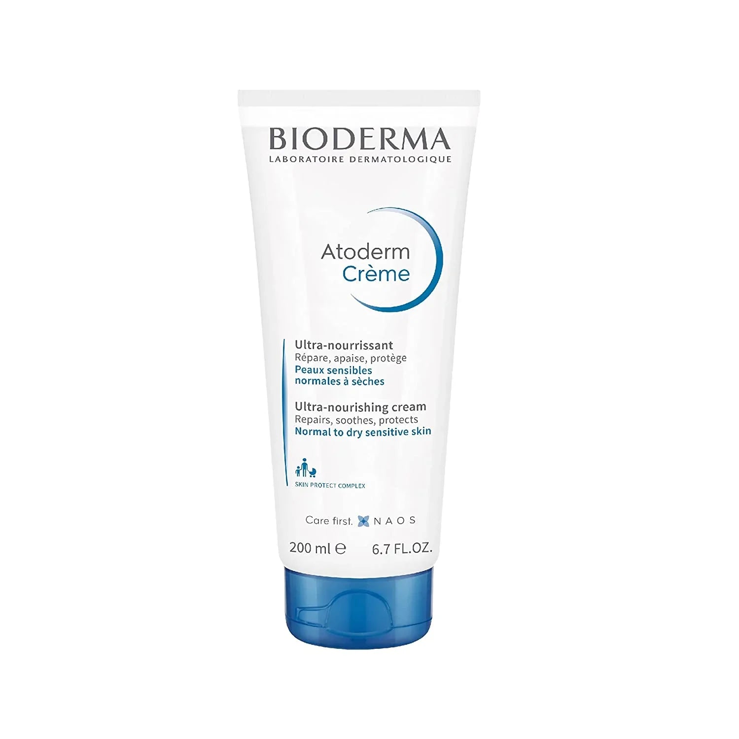 Bioderma Atoderm Creme Ultra-Nourishing - Moisturizer For Normal To Sensitive Dry Skin, 200ml