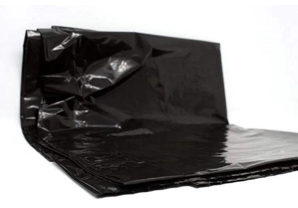 NAHANCO Plastic super Mass garment bags on a roll, 36"H , Ebony - 500/ROLL