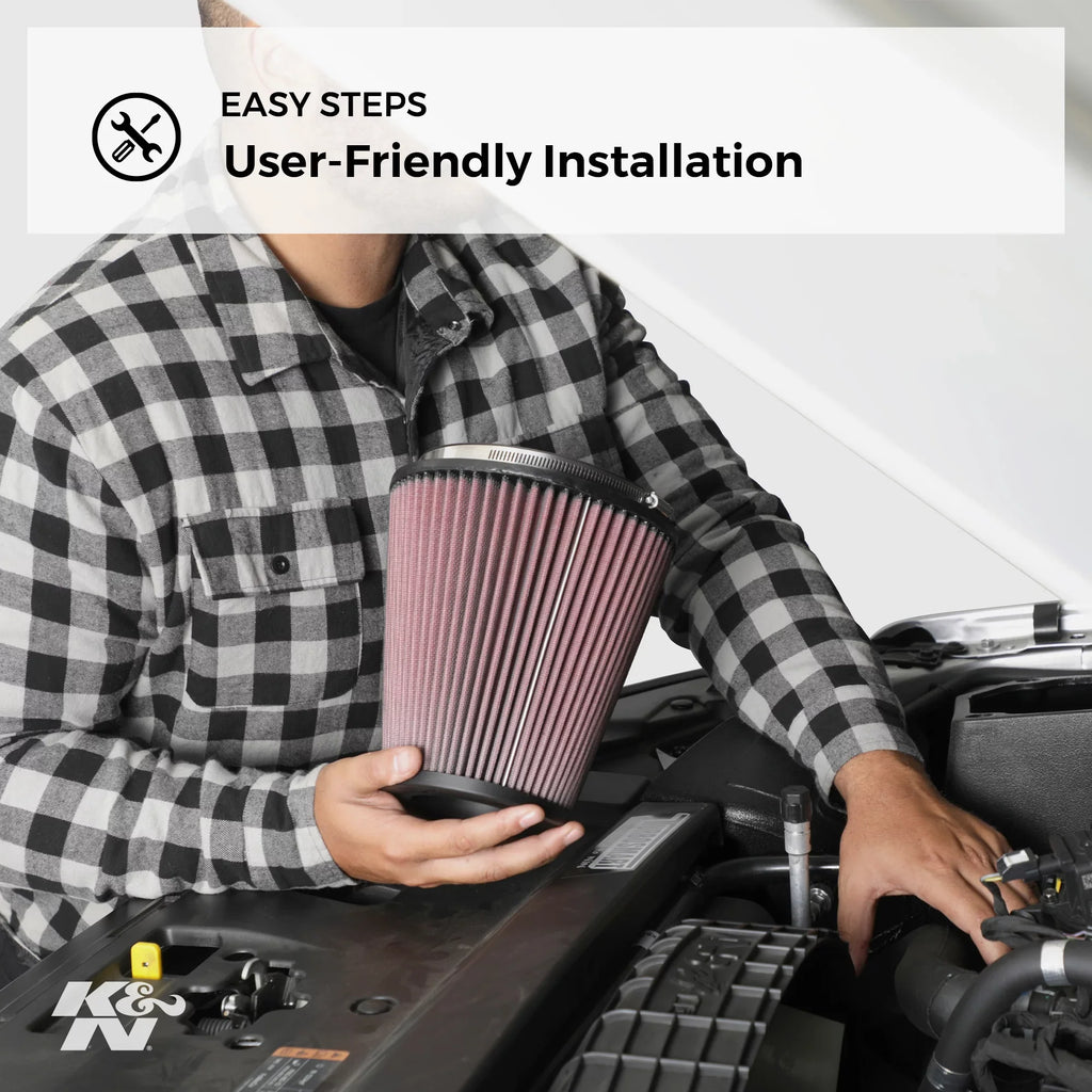 K&N Engine Air Filter: High Performance, Premium, Washable, Industrial Replacement Filter, Heavy Duty: E-0655