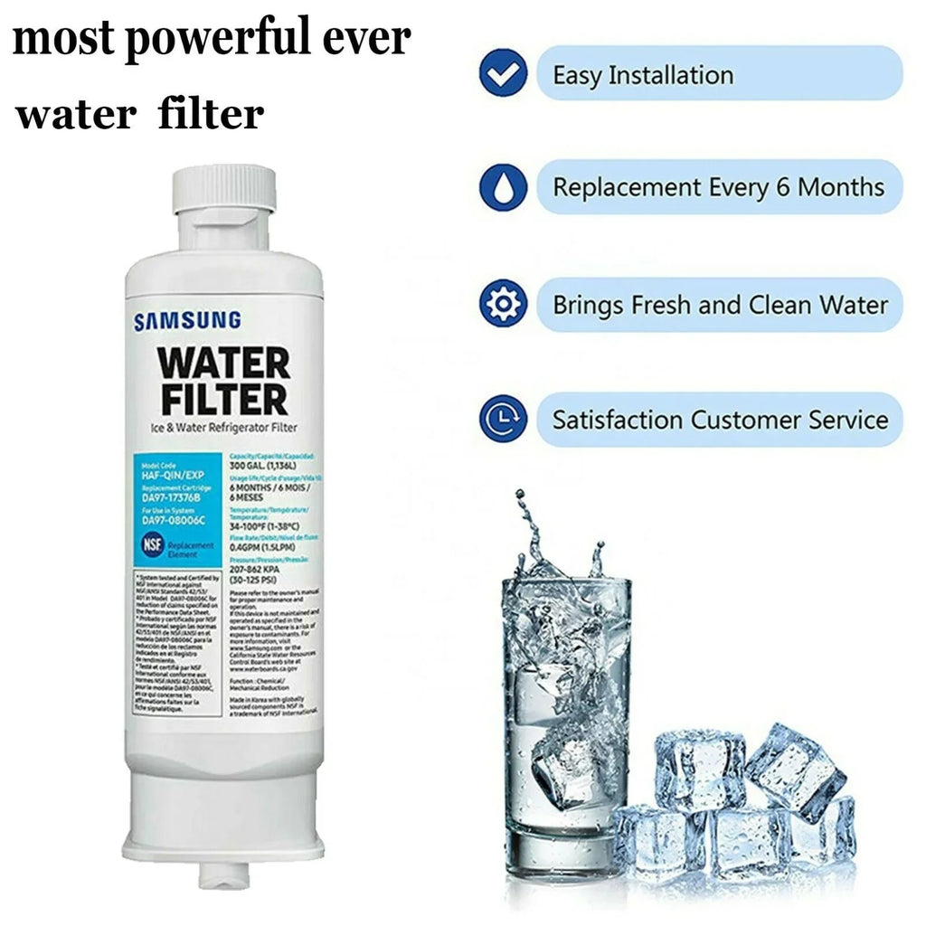 DA97-17376B HAF-QIN Refrigerator Water Filter DA97-08006C refrigerator filter 4 Pack