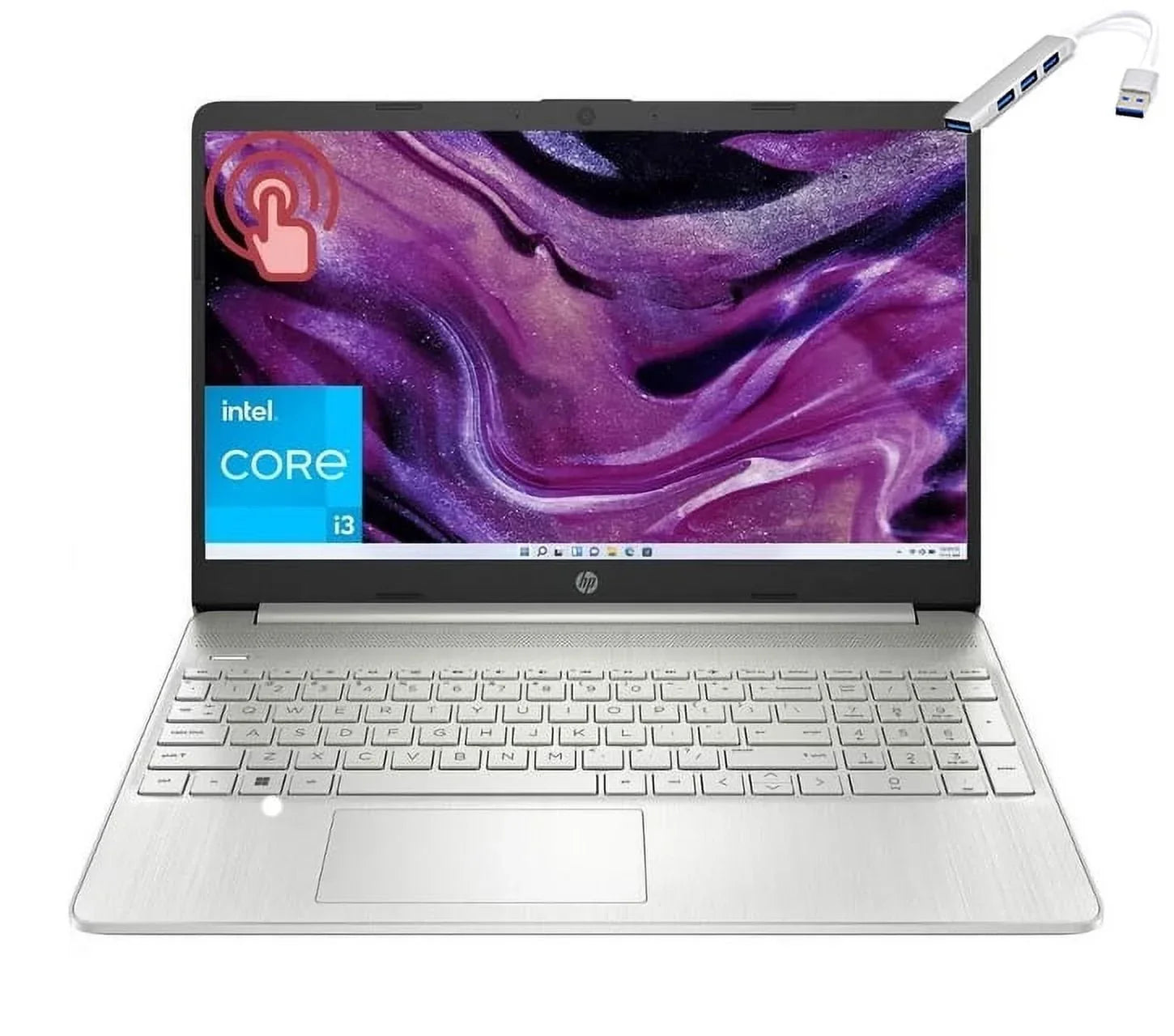 Business Laptop, 15.6" Touchscreen, Core i3-1115G4, 32GB RAM, 1TB SSD, UHD Graphics, Wi-Fi, Bluetooth, Win11 Home in S