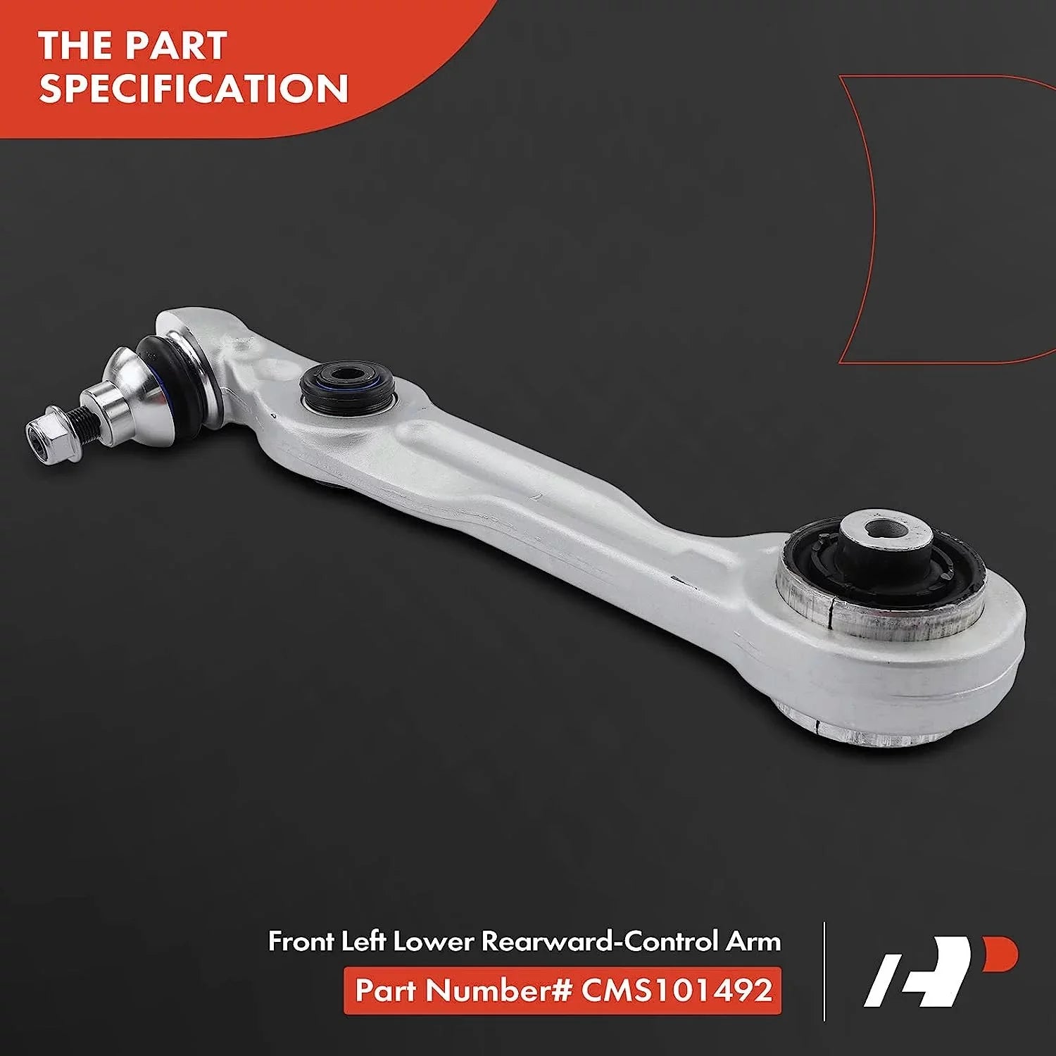 A-Premium Front Left Rearward Lower Control Arm, with Ball Joint & Bushing, Compatible with Mercedes-Benz S450 2018-2019, S550 2014-2017, S550e 2015-2017, S560 2018-2019, S63 AMG 2015-2017