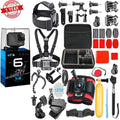 GoPro HERO6 Ebony W/ Accessory Bundle Set