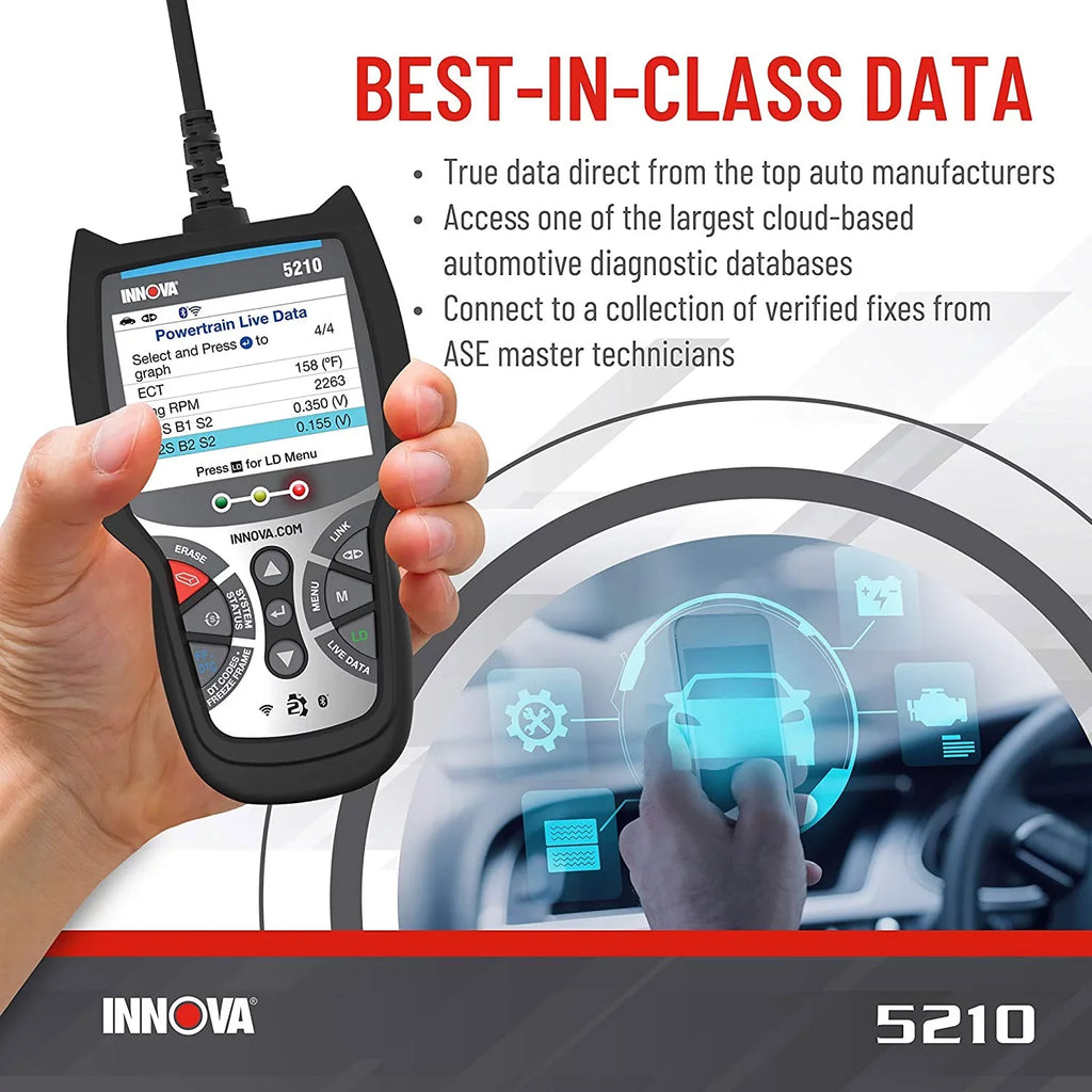 INNOVA 5210 CarScan Advisor Bluetooth Code Reader Automotive Diagnostic Tool