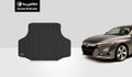 TougRO - Trunk Mat Compatible with HONDA Accord - All Weather Heavy Duty (Made in USA) - Ebony Rubber - 2019