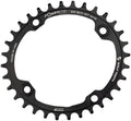 Wolf Tooth Elliptical 104 BCD Hyperglide+ Chainring - Tooth Count: 34 Chainring BCD: 104