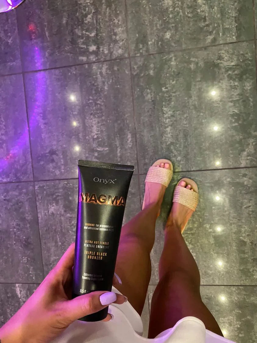 Onyx Magma Ultra Hot Triple Ebony Bronzer for Advanced Tanners Only