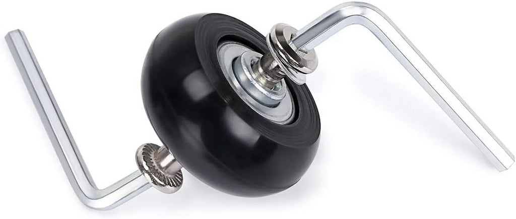 OwnMy 40mm x 18mm Luggage Suitcase Replacement Wheels, Rubber Swivel Caster Wheels Bearings Repair Kits, A Set of 4