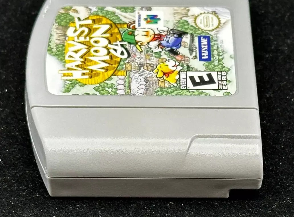 Harvest Moon 64 Nintendo 64 N64 Cassette Genuine Only NATSUME-