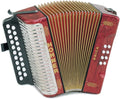 Hohner Accordions Erica GC Two-Row Accordion Pearl Red