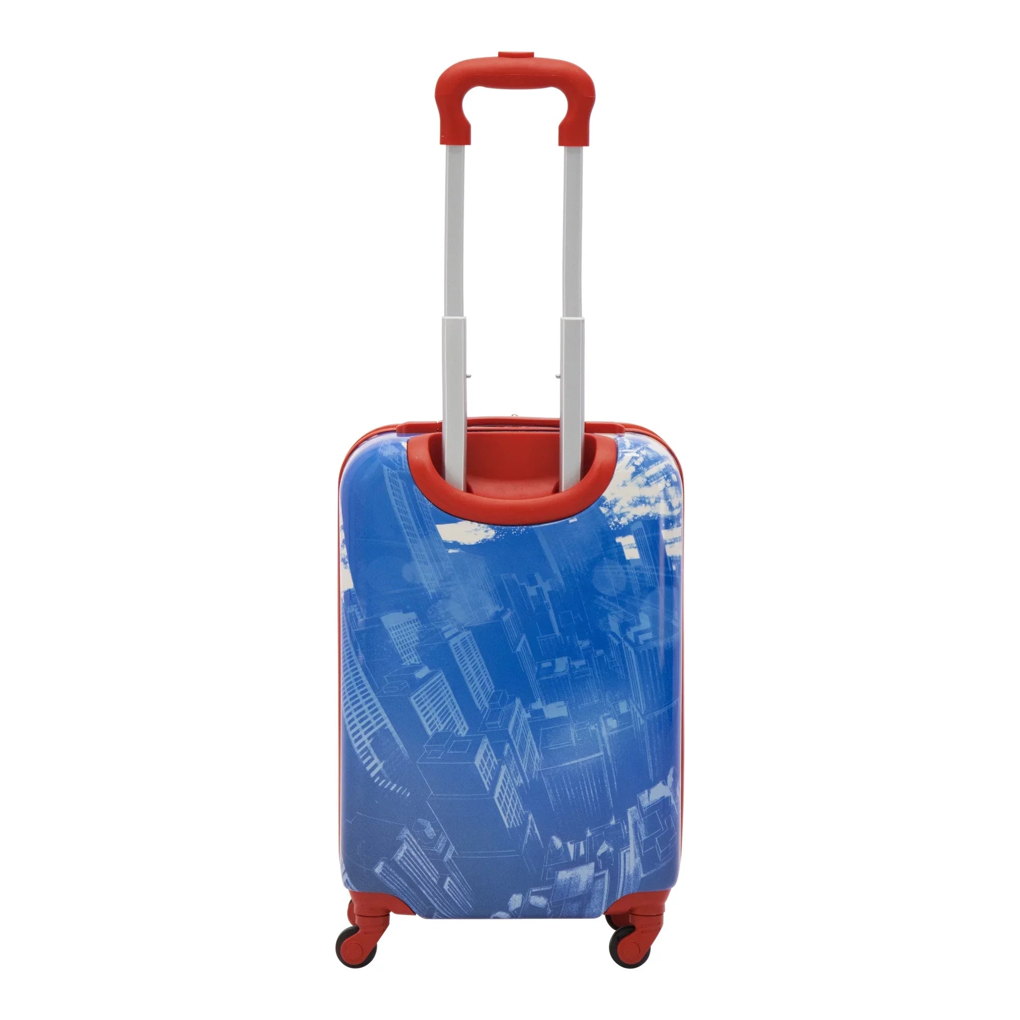 Marvel Spider-Man 21 Inch Kids Rolling Luggage, Hardshell Carry On Suitcase with Wheels, Blue