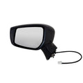 68632N - Fit System Driver Side Mirror for 15-18 Nissan Versa Note Hatchback S, S Plus, SL, SV Model, textured Ebony w/ PTM cover, foldaway, w/o CCD camera, Power