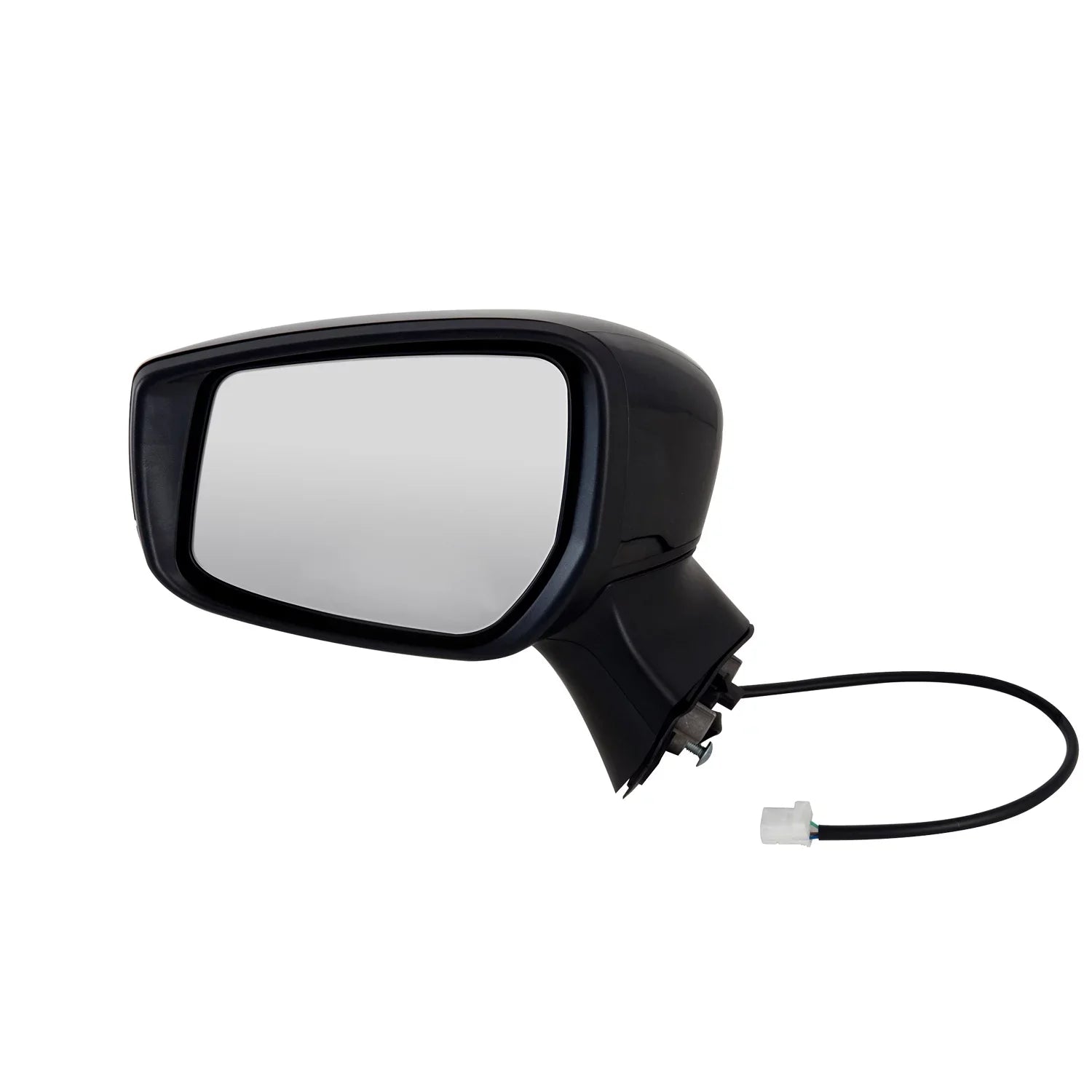 68632N - Fit System Driver Side Mirror for 15-18 Nissan Versa Note Hatchback S, S Plus, SL, SV Model, textured Ebony w/ PTM cover, foldaway, w/o CCD camera, Power