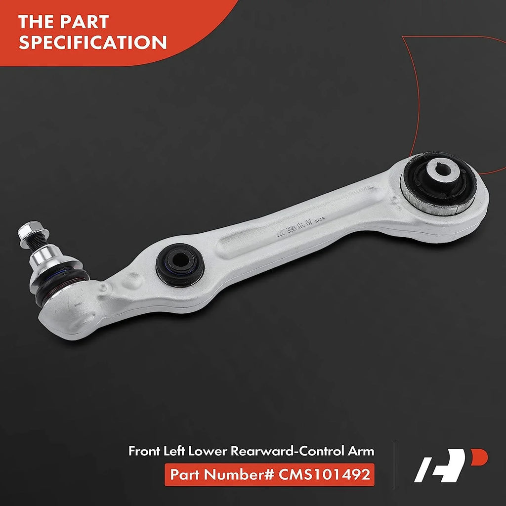 A-Premium Front Left Rearward Lower Control Arm, with Ball Joint & Bushing, Compatible with Mercedes-Benz S450 2018-2019, S550 2014-2017, S550e 2015-2017, S560 2018-2019, S63 AMG 2015-2017
