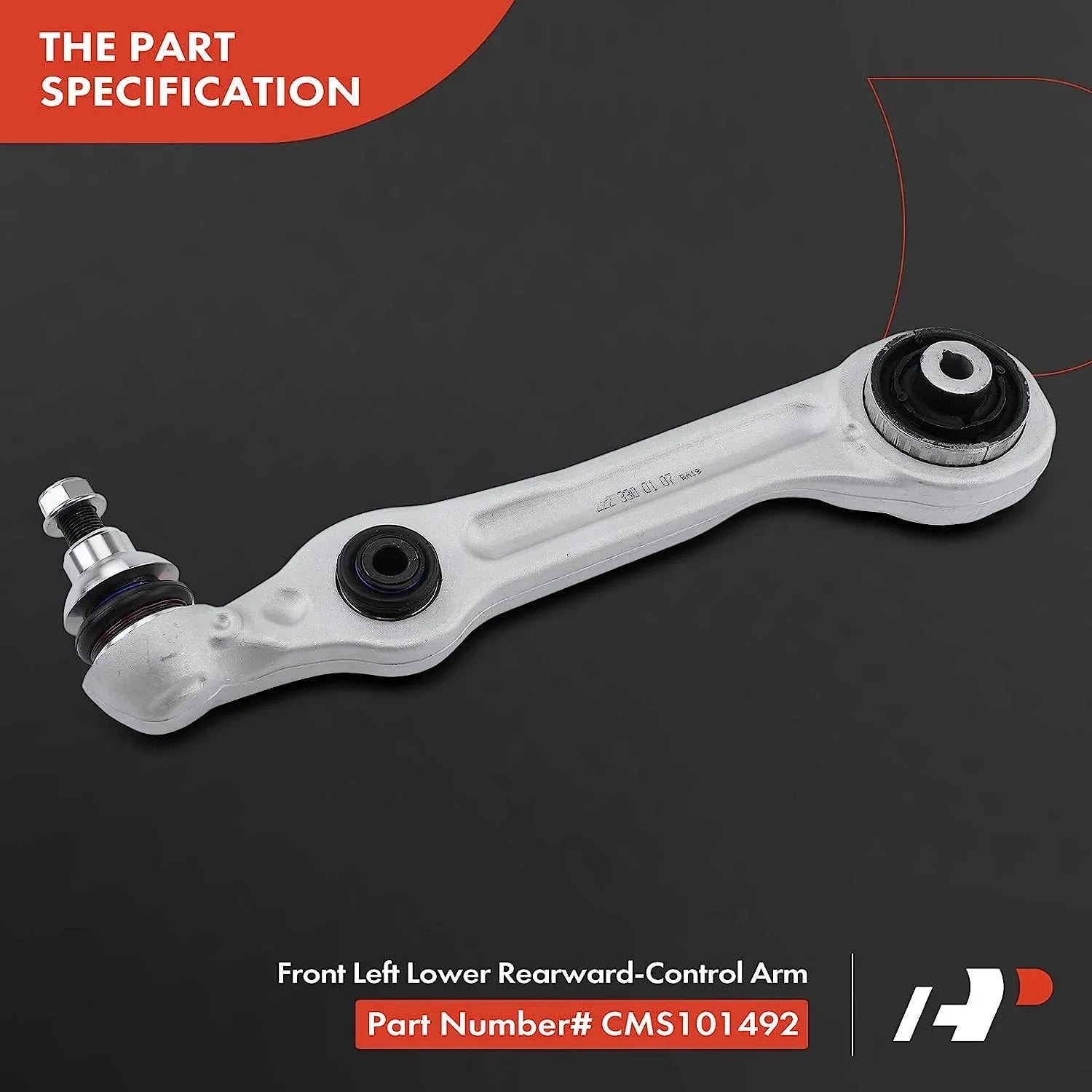 A-Premium Front Left Rearward Lower Control Arm, with Ball Joint & Bushing, Compatible with Mercedes-Benz S450 2018-2019, S550 2014-2017, S550e 2015-2017, S560 2018-2019, S63 AMG 2015-2017