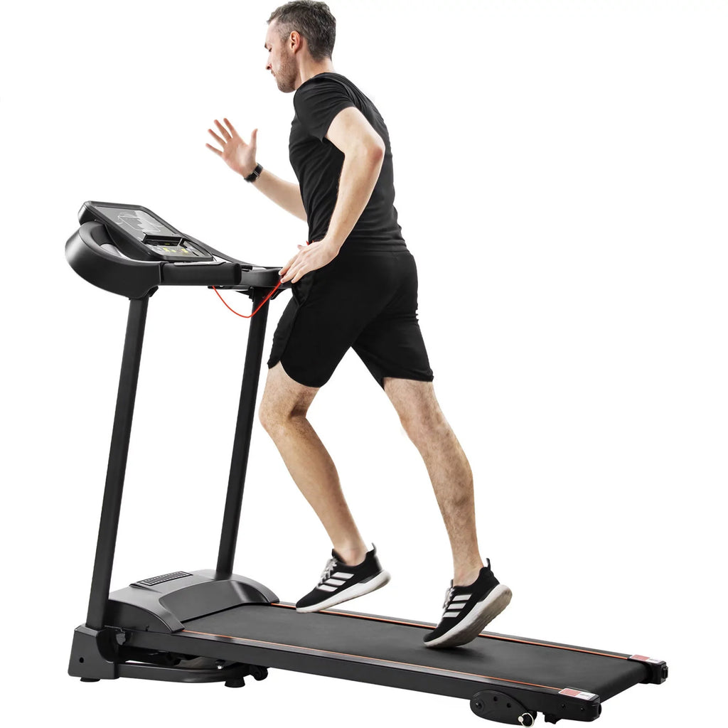Compact Easy Folding Treadmill A Motorized Running and Jogging Machine Packed