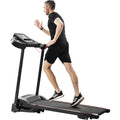 Compact Easy Folding Treadmill A Motorized Running and Jogging Machine Packed