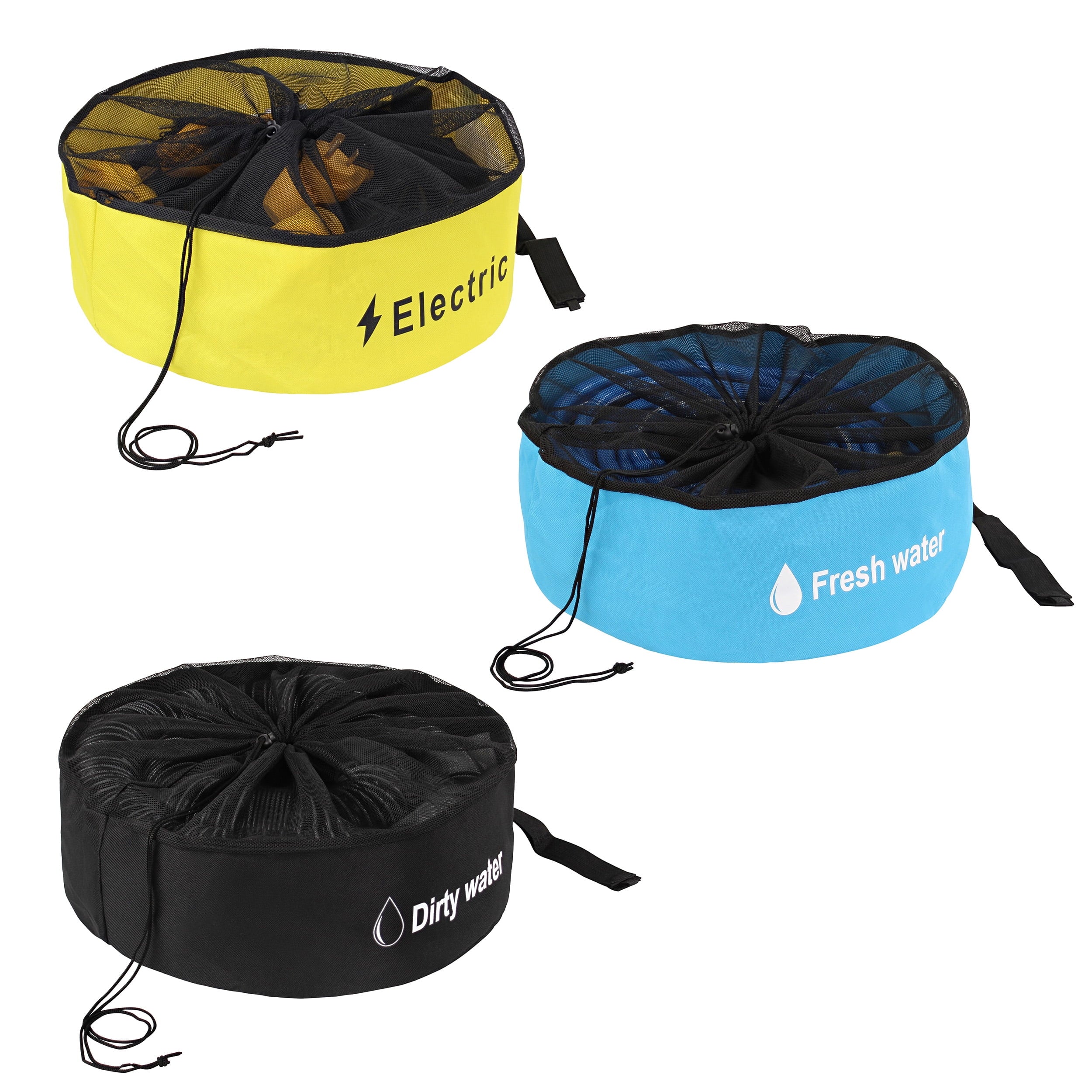 Dumble RV Sewer Hose Storage Bag 3pc Water Electrical Cord Organizer Camper Bags