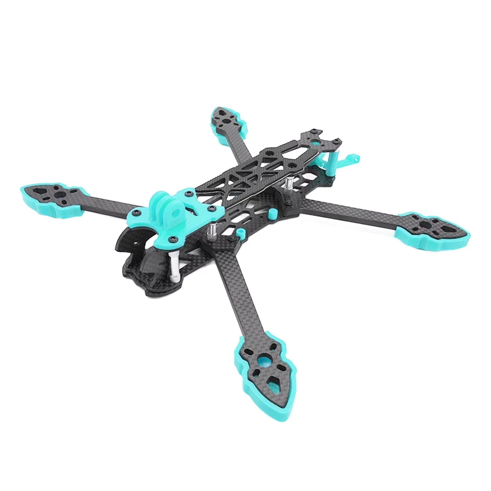 Goldmeet FPV Racing Drone Frame Professional 225mm Wheelbase Carbon Fiber Quadcopter Frame for RC Drone Accessories Blue