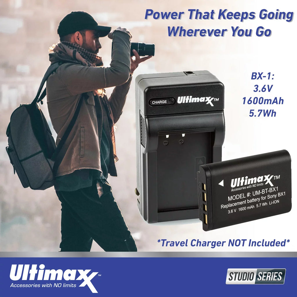 Ultimaxx Essential ZV-1F Camera Bundle (White) - Includes: 64GB Extreme Memory Card, 4PC Macro Close-Up Filter Kit, Replacement Battery & More (20pc Bundle)