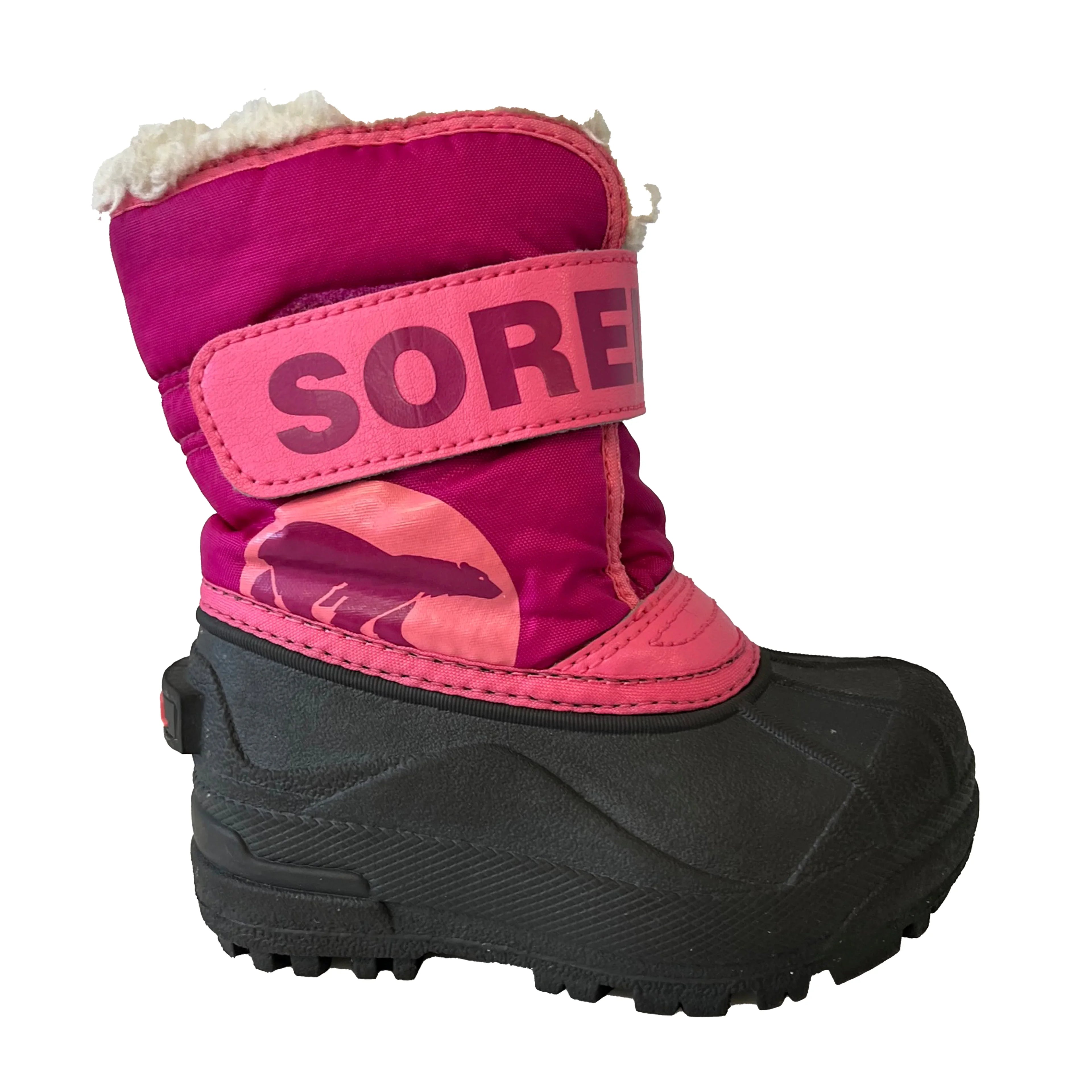 Pre-owned Sorel Girls Pink Boots size: 7 Toddler