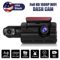 SYTHERS Dash Cam 1080P Night Vision Dash Camera Front and Rear, 170° Wide Angle, Loop Recording, G-Sensor