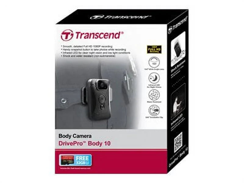32GB, BODY CAMERA, DRIVEPRO BODY 10B, SENSOR