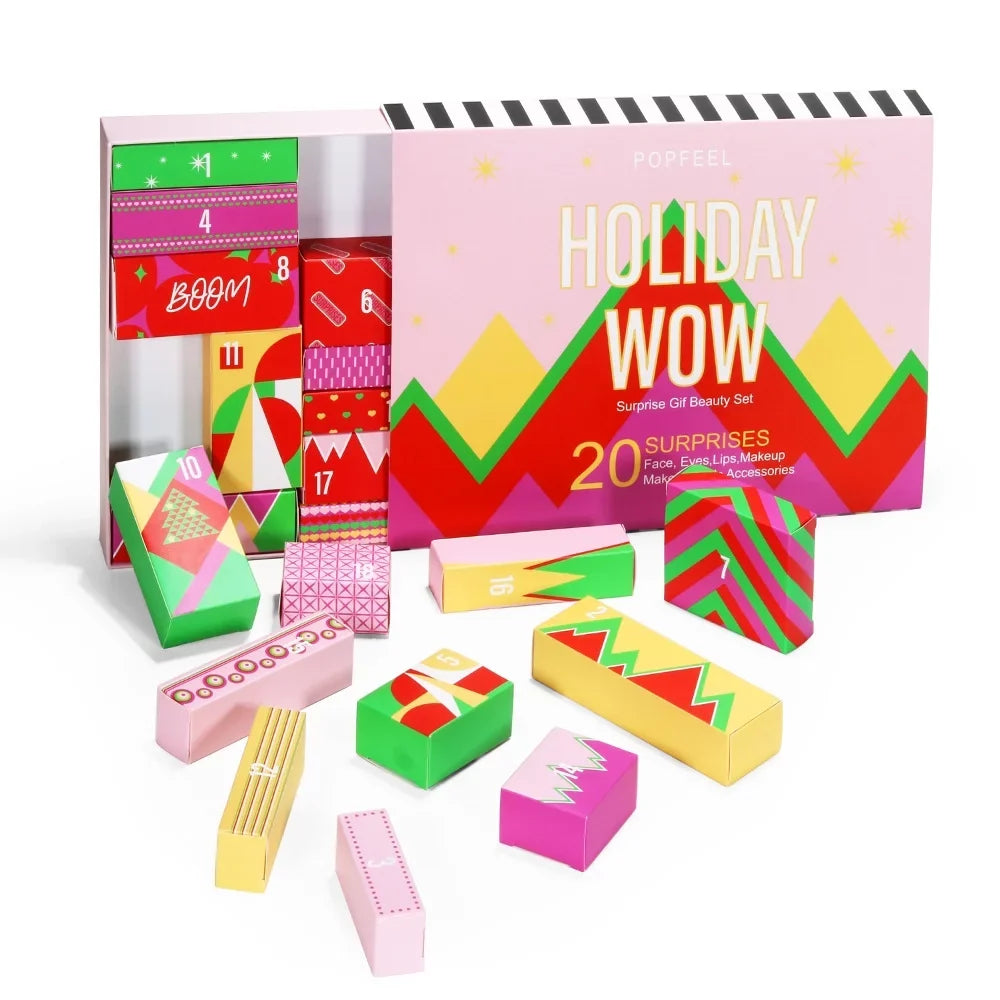 IKOMMI Valentine's Day gift Makeup Advent Calendar 2024 for Teens Girls Christmas Countdown Calendar Makeup Gift Set,Xmas Gift Box Calendar for Women Full Kit