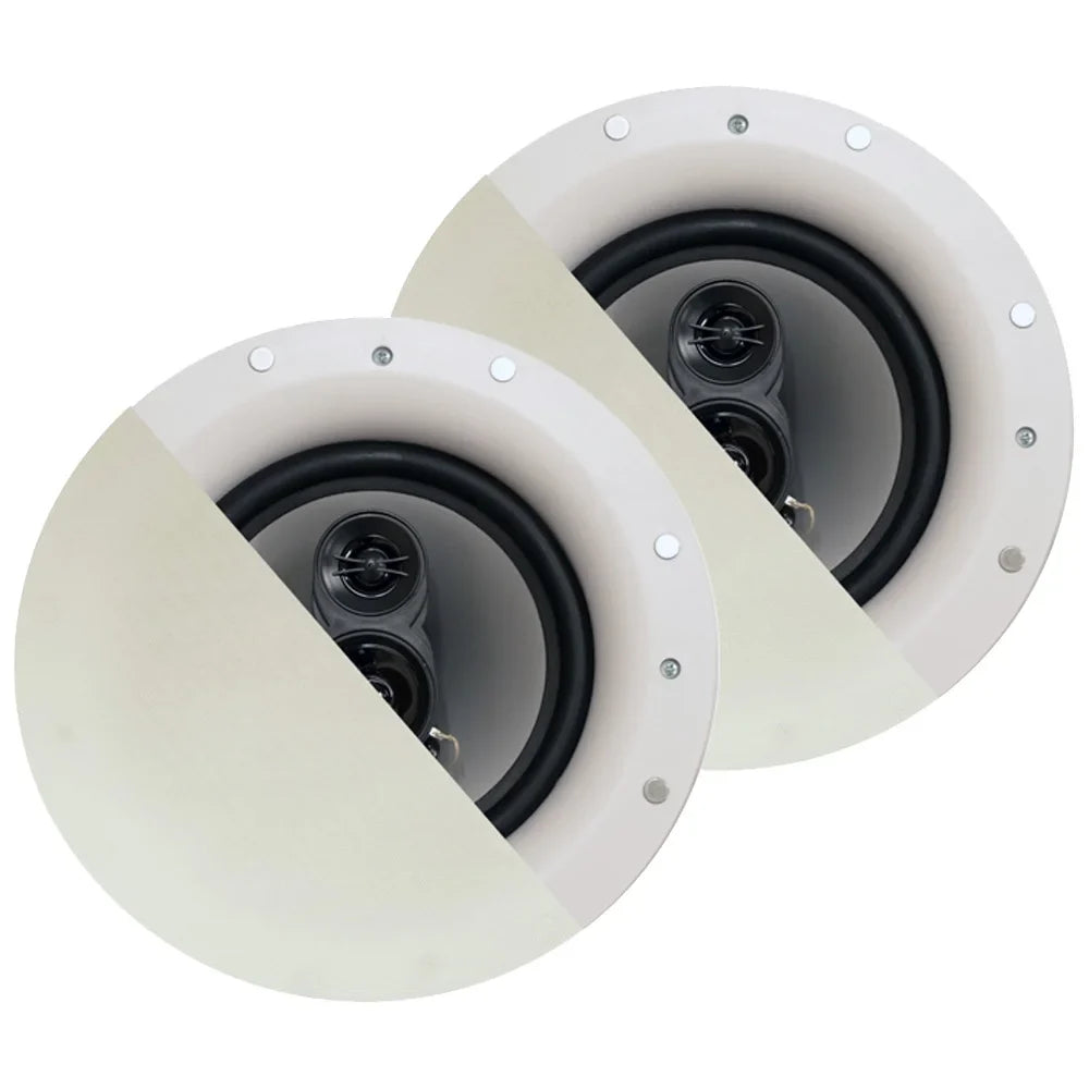 Acoustic Audio CSic84 Frameless In Ceiling 8" Speaker 7 Pair Pack 3 Way Home Theater Speakers