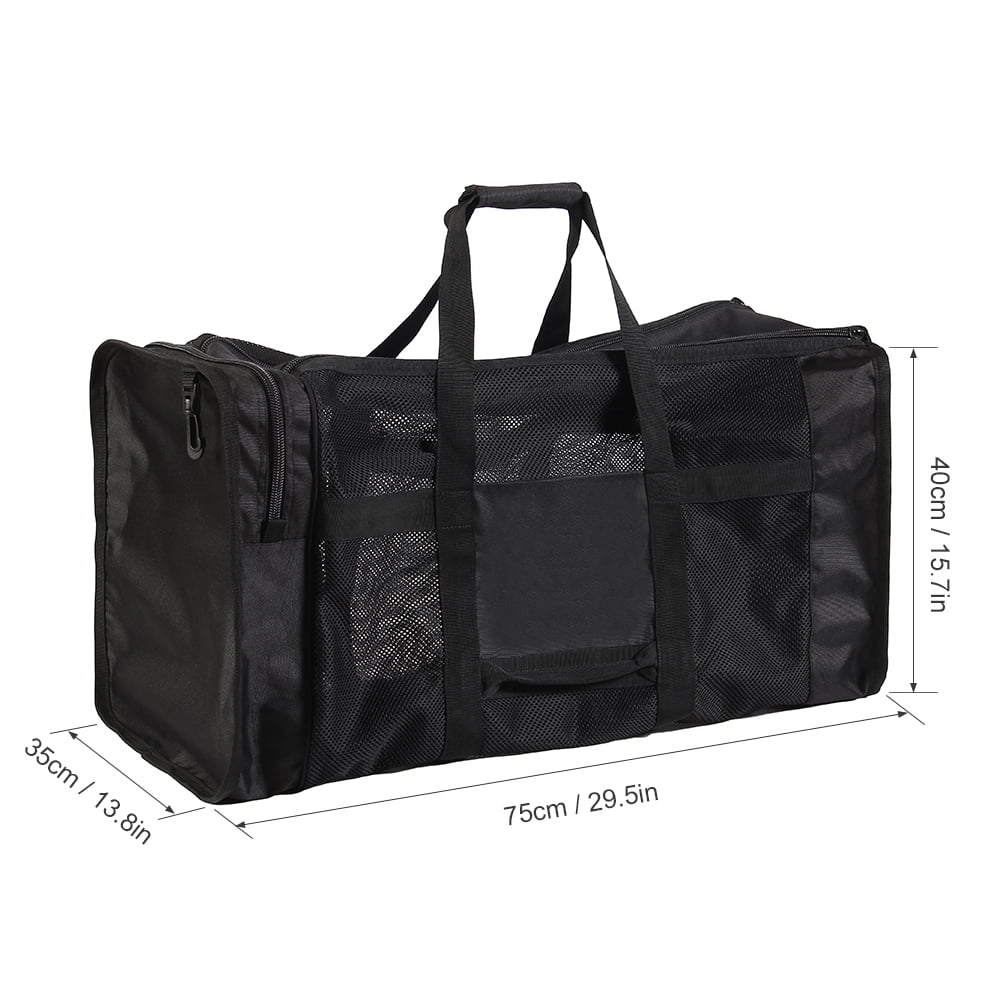 Dcenta 100L Mesh Duffle Gear Bag for Diving Snorkeling Swimming Beach and Sports Equipment